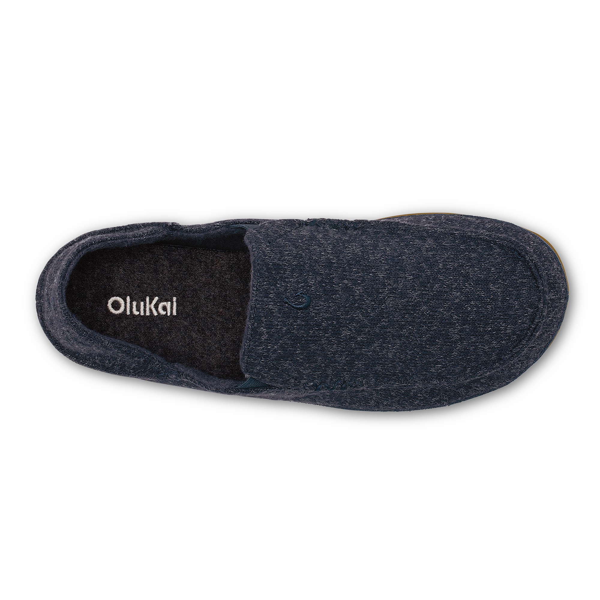 Moloā Hulu Wool Slippers - Trench Blue - Image 6