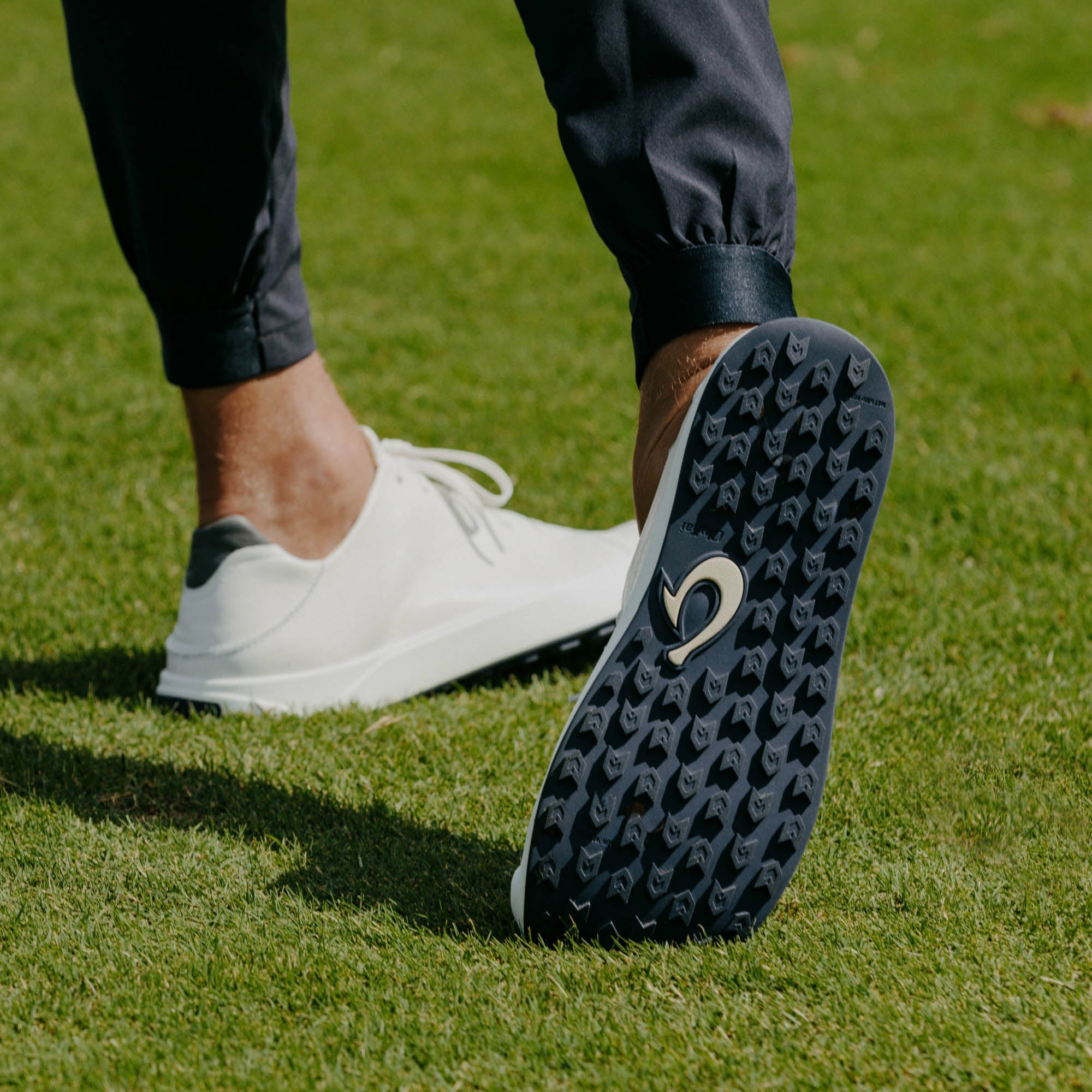 Wai‘alae Waterproof Leather Golf Shoes - White - Image 5