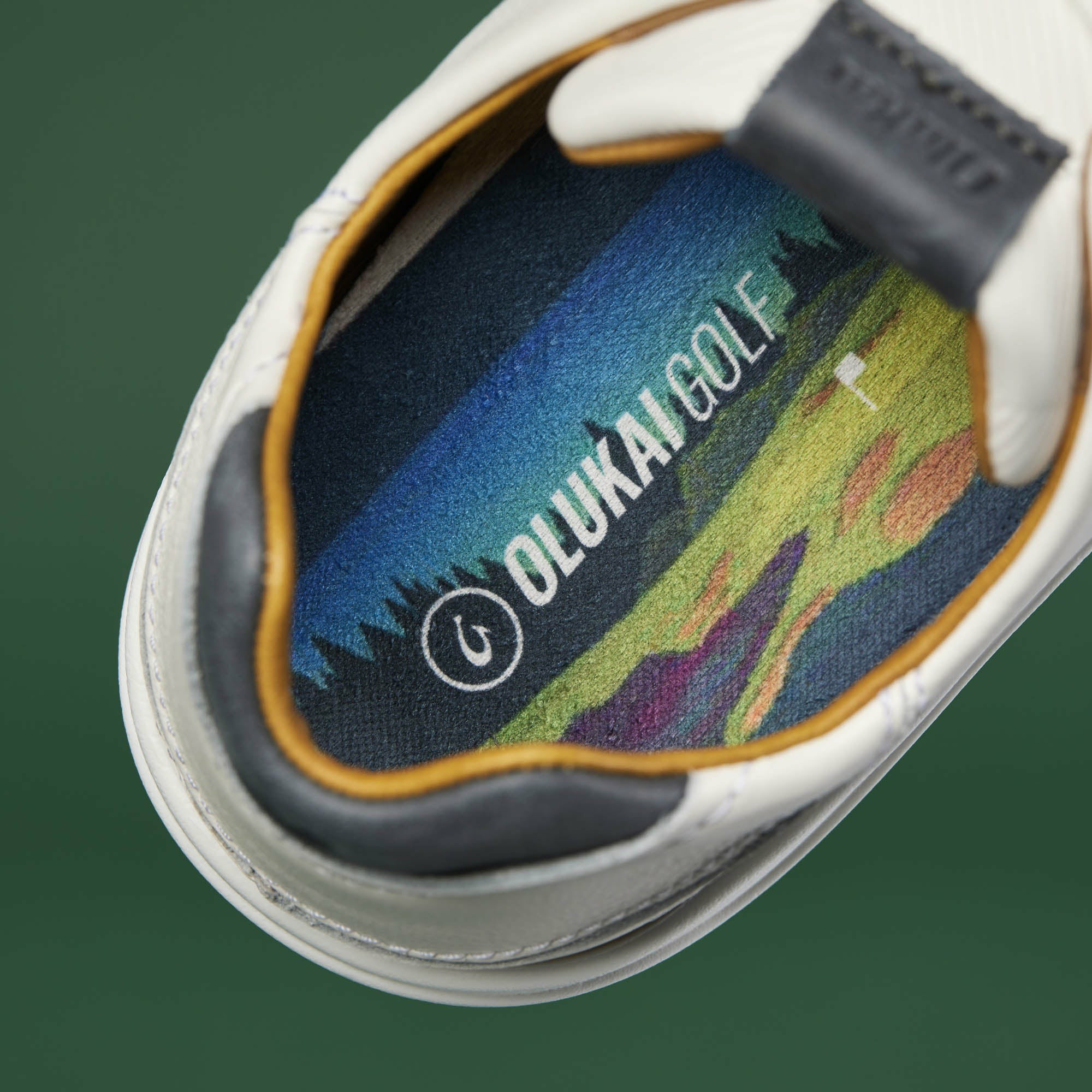 Wai‘alae Waterproof Leather Golf Shoes - White - Image 8