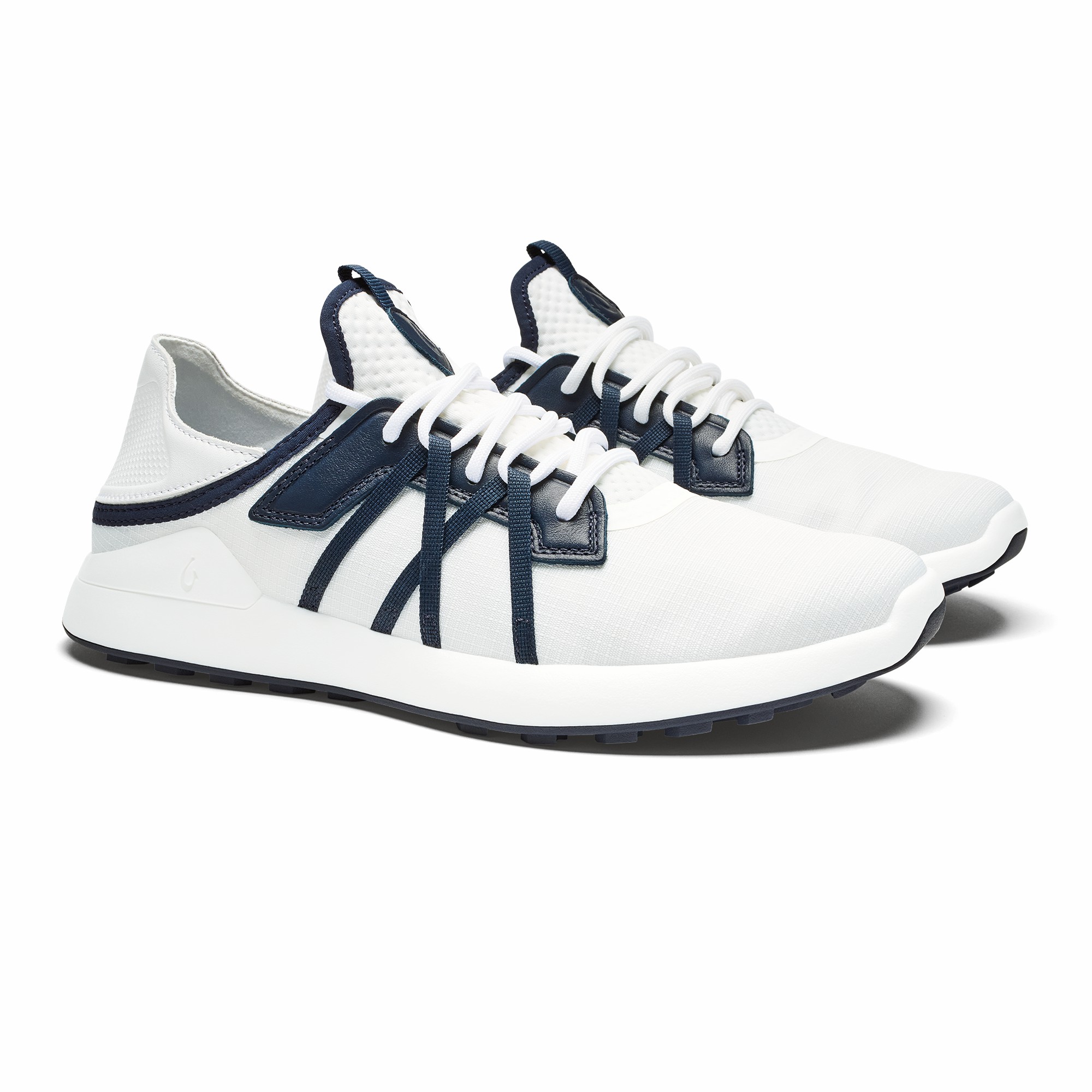 Manele Breathable Golf Shoes - Bright White / Mood Indigo - Image 4