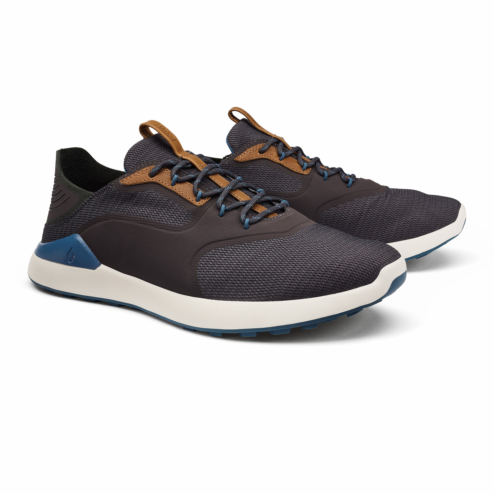 OluKai Kā‘anapali Golf Shoe - Pavement / Vintage Blue - Image 4