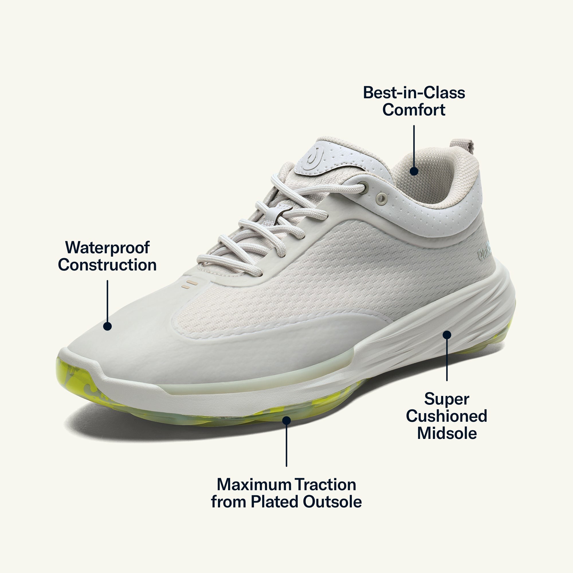 Mākena Waterproof Golf Shoes - Sterling - Image 3