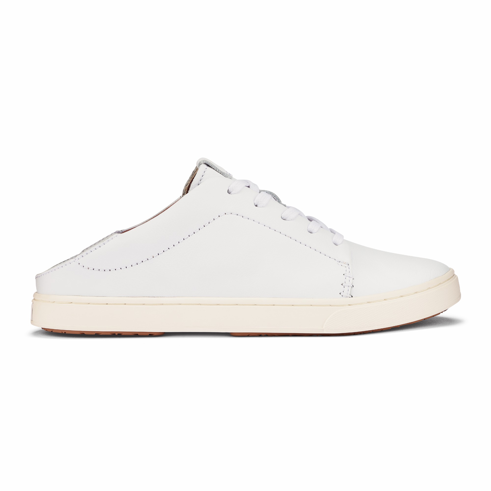 Pehuea Lī ‘Ili Women's Leather Sneakers - White - Image 5