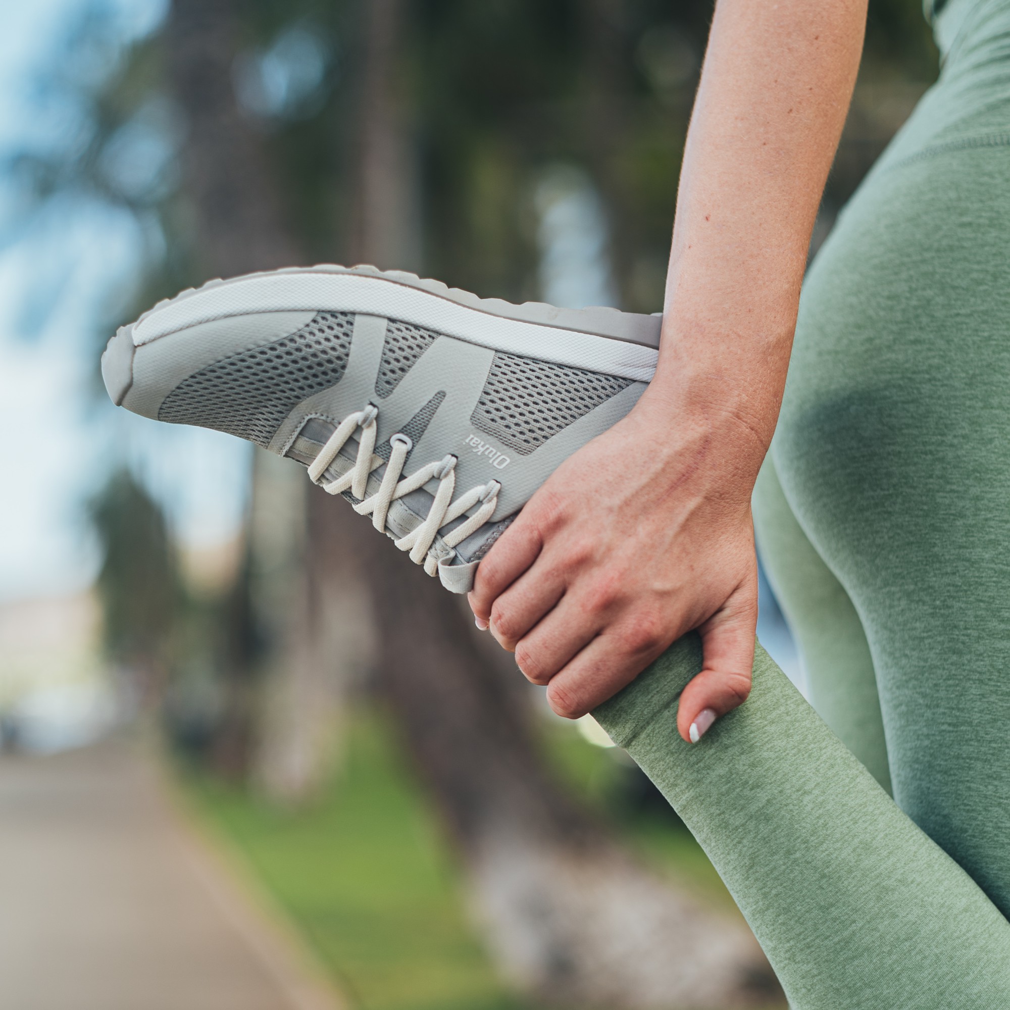 Huia Athleisure Shoes - Pale Grey - Image 4