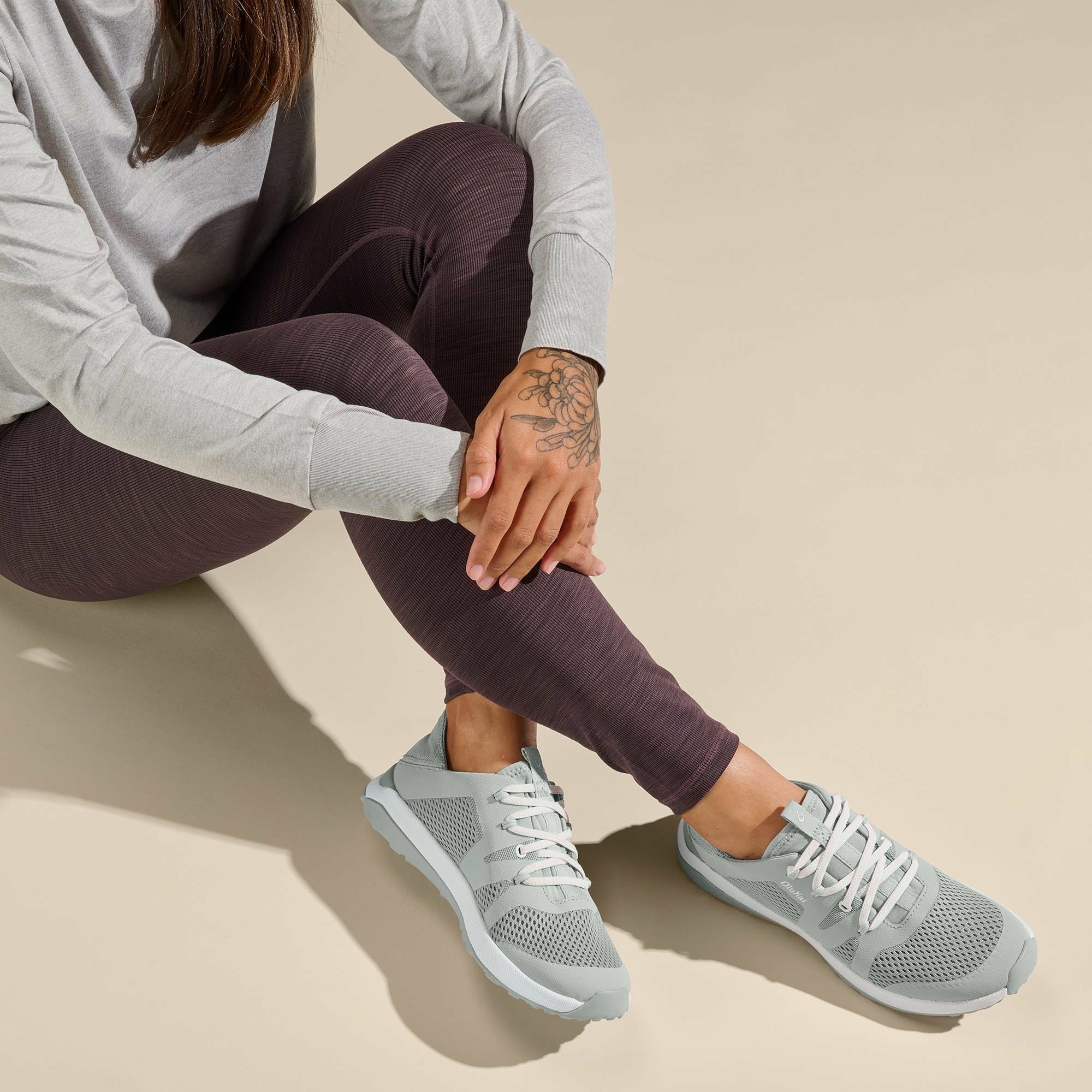 Huia Athleisure Shoes - Pale Grey - Image 7