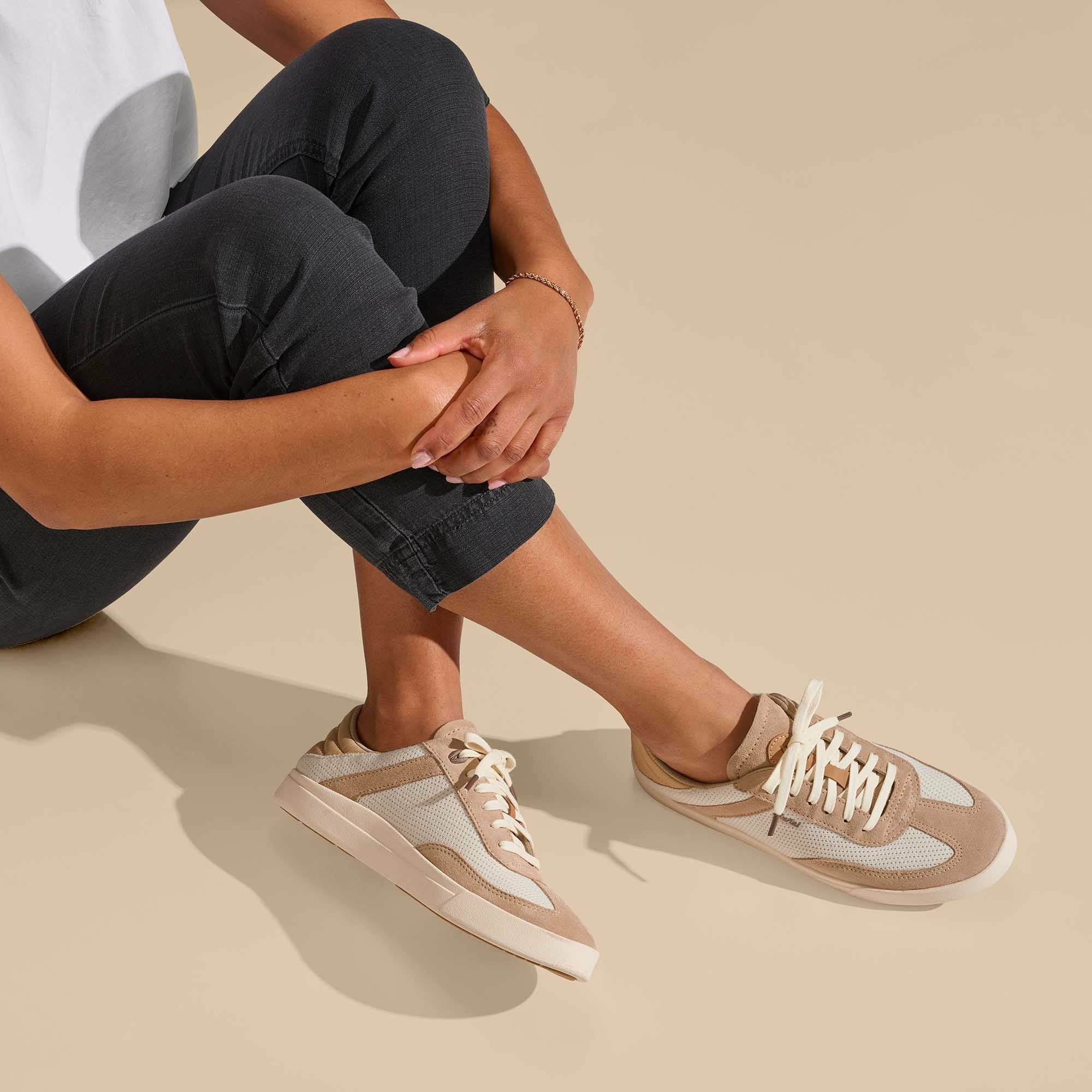 Kīlea Sneaker Shoes - Tan / Tapa - Image 5