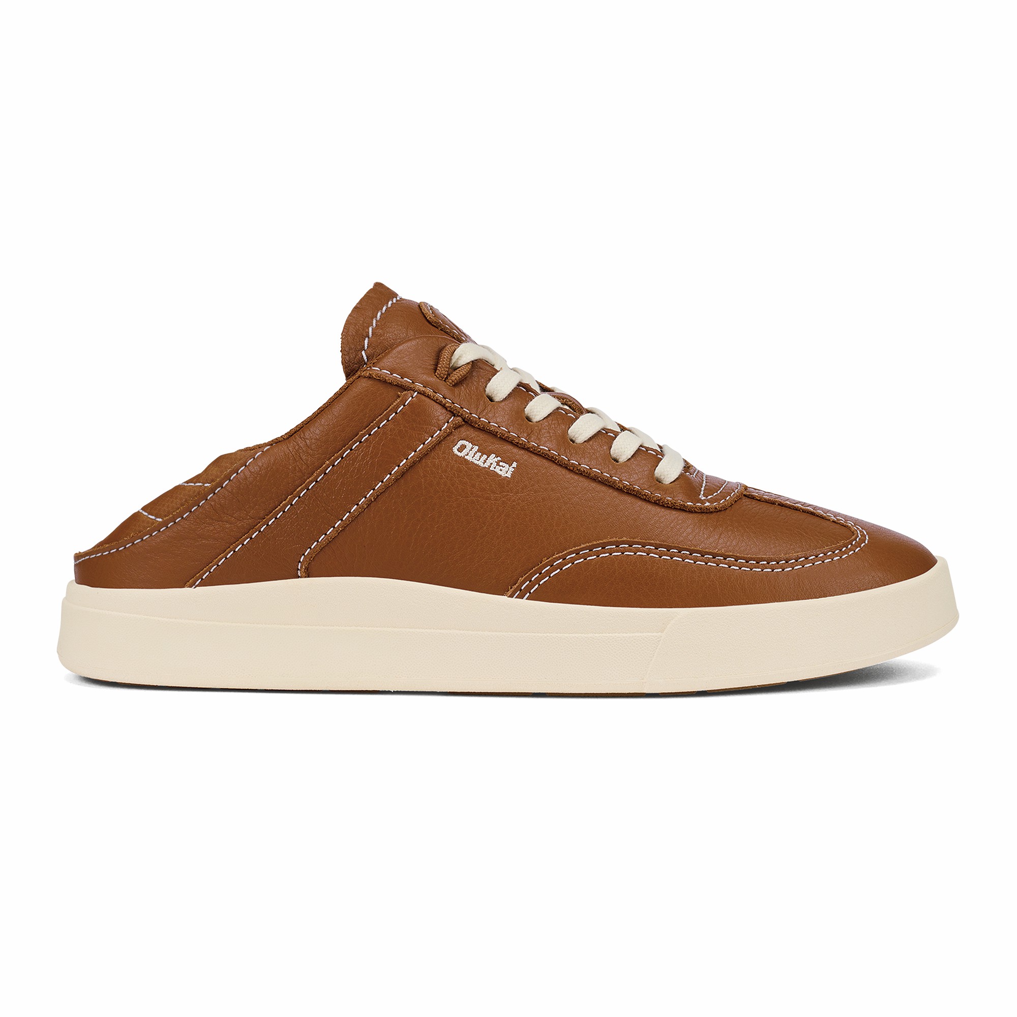 Hā‘upu Leather Sneakers - Fox - Image 3