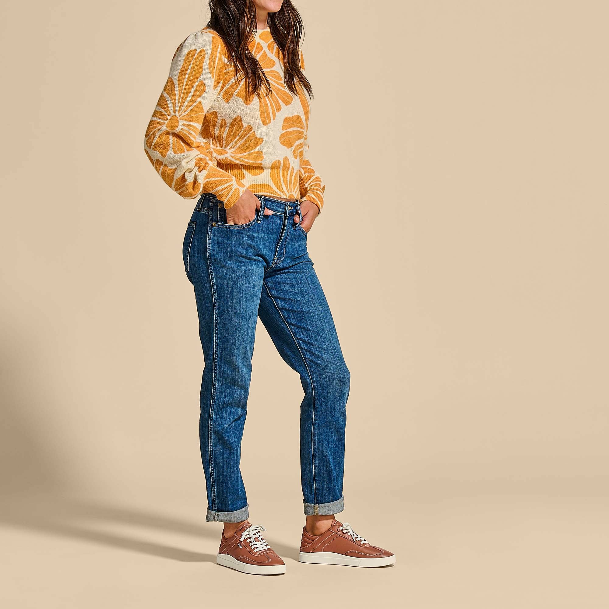 Hā‘upu Leather Sneakers - Fox - Image 6