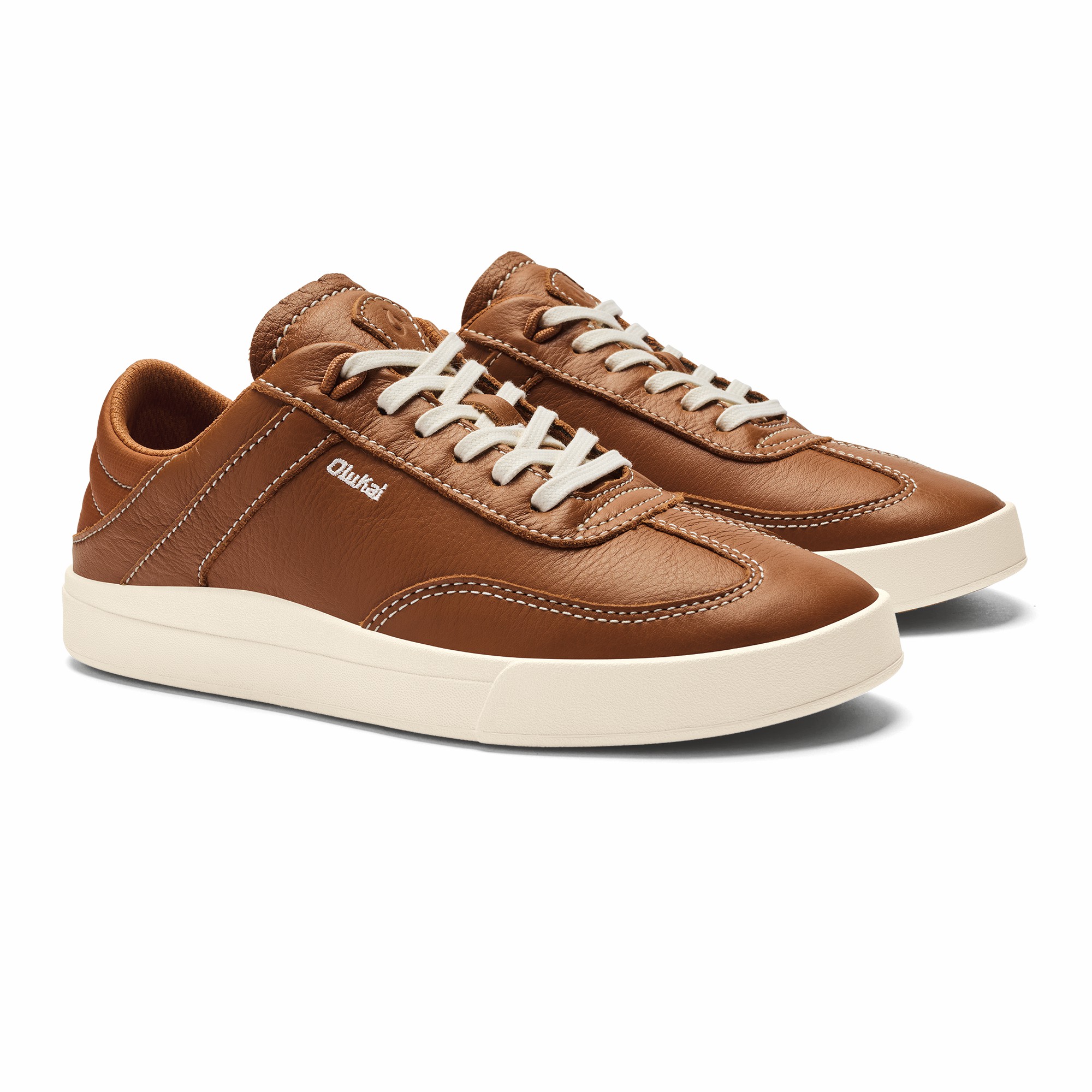 Hā‘upu Leather Sneakers - Fox - Image 7