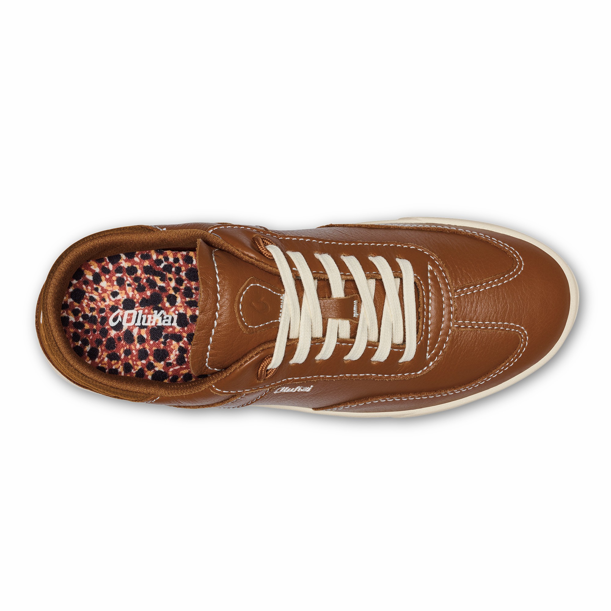 Hā‘upu Leather Sneakers - Fox - Image 9