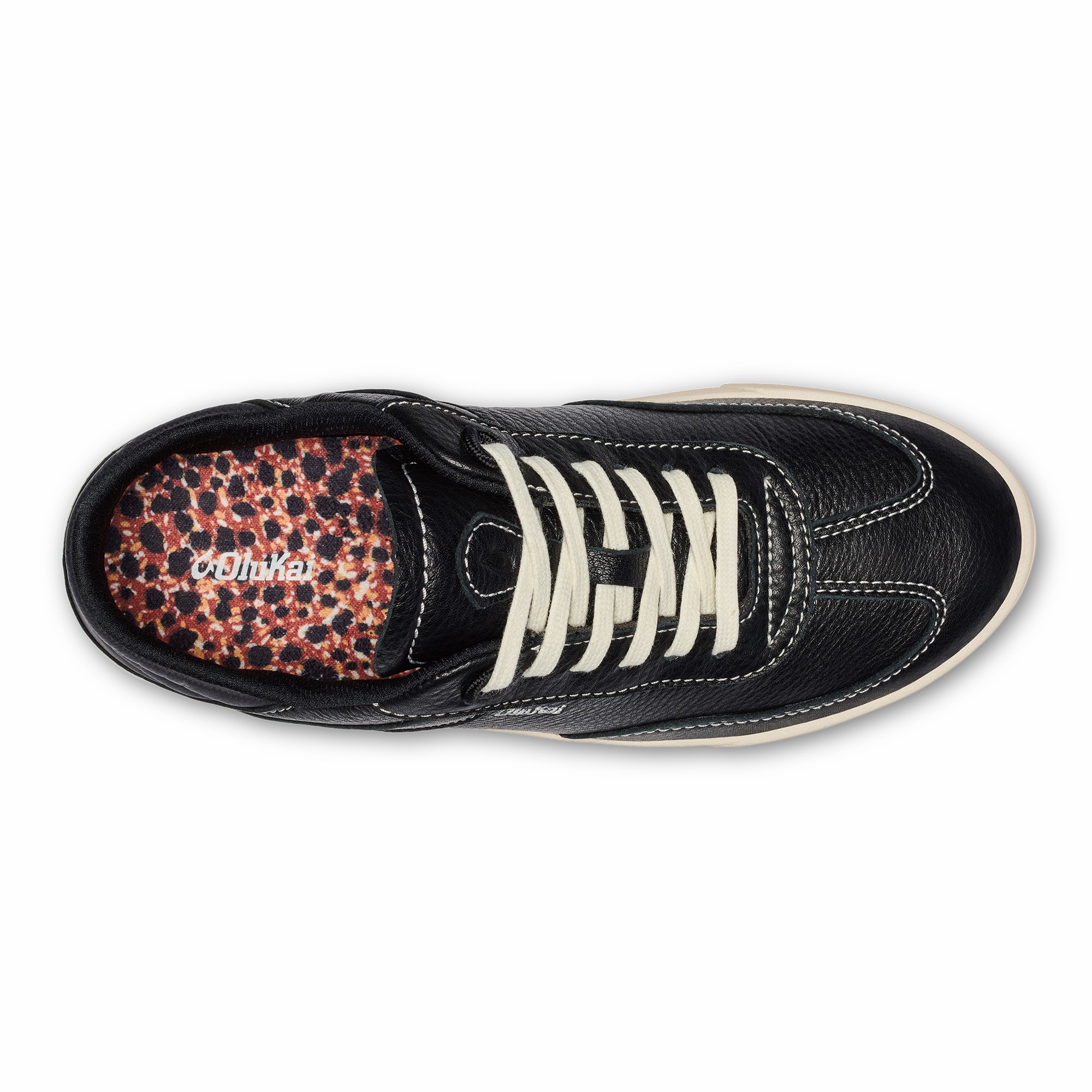 Hā‘upu Leather Sneakers - Onyx - Image 8