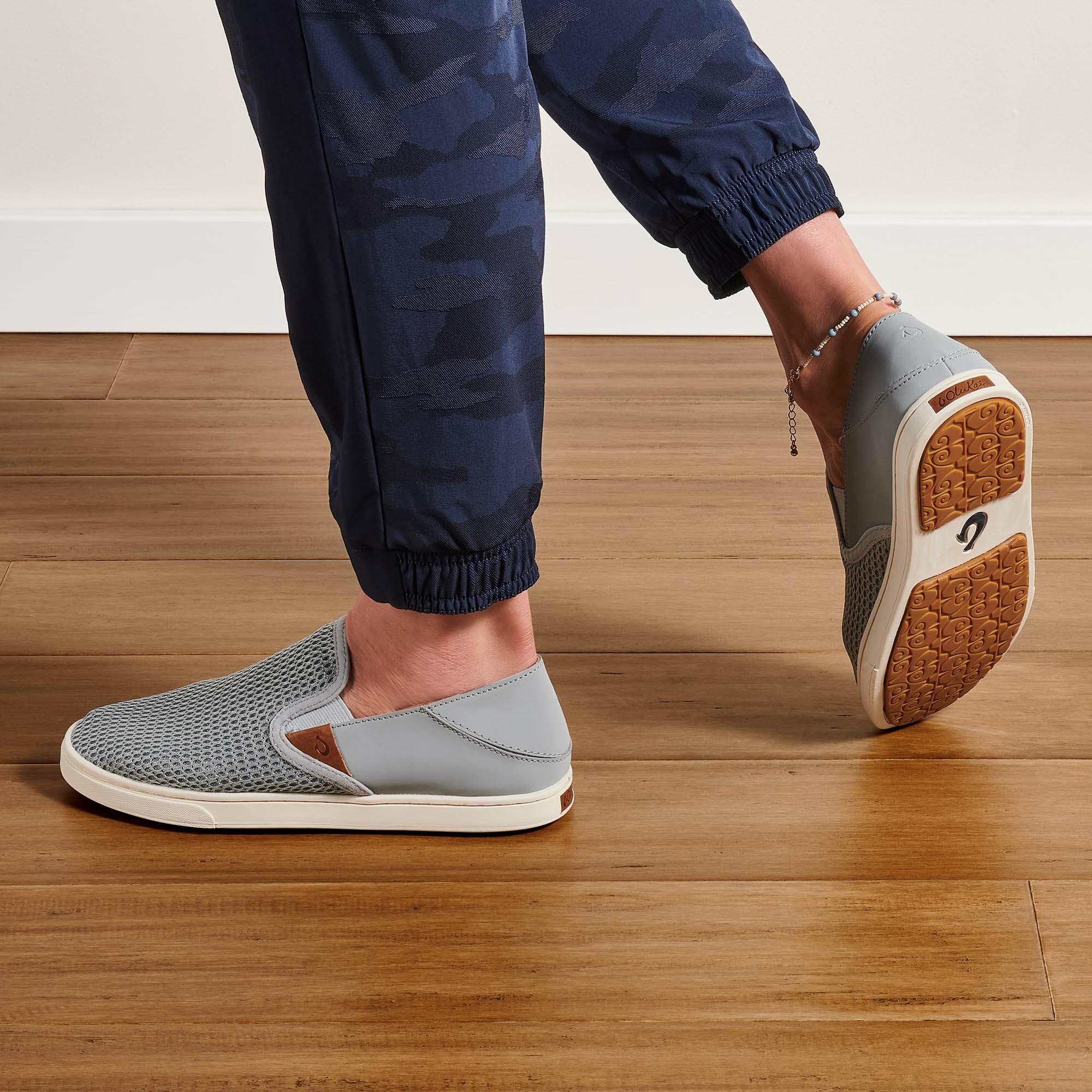 OluKai Pehuea - Pale Grey | Women's Sneakers - Image 8