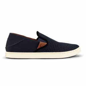 Pehuea Women's Breathable Slip-On Sneakers - Trench Blue