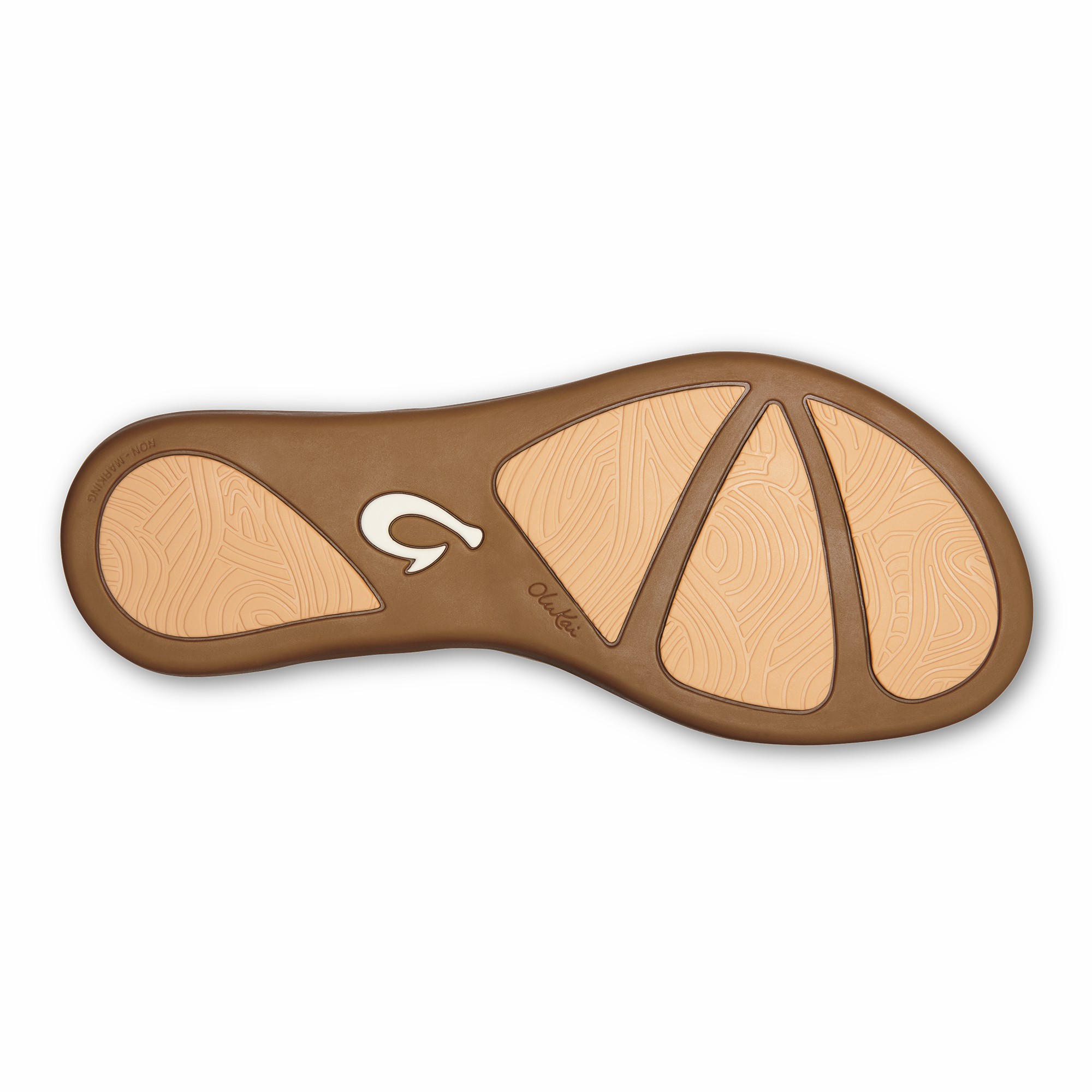 Honu Leather Sandals - Bright White / Golden Sand - Image 8