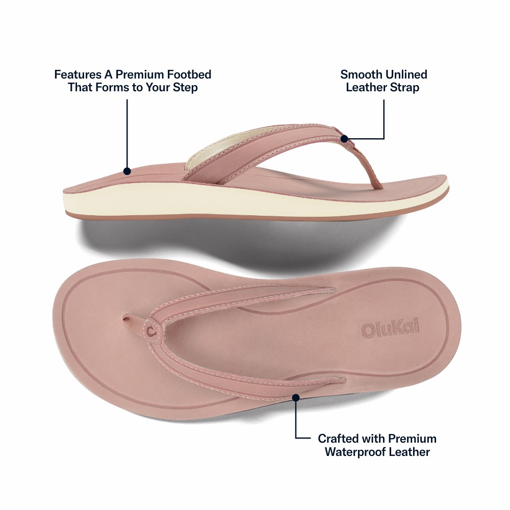 Southshore Waterproof Leather Sandals - Soft Pink - Image 3