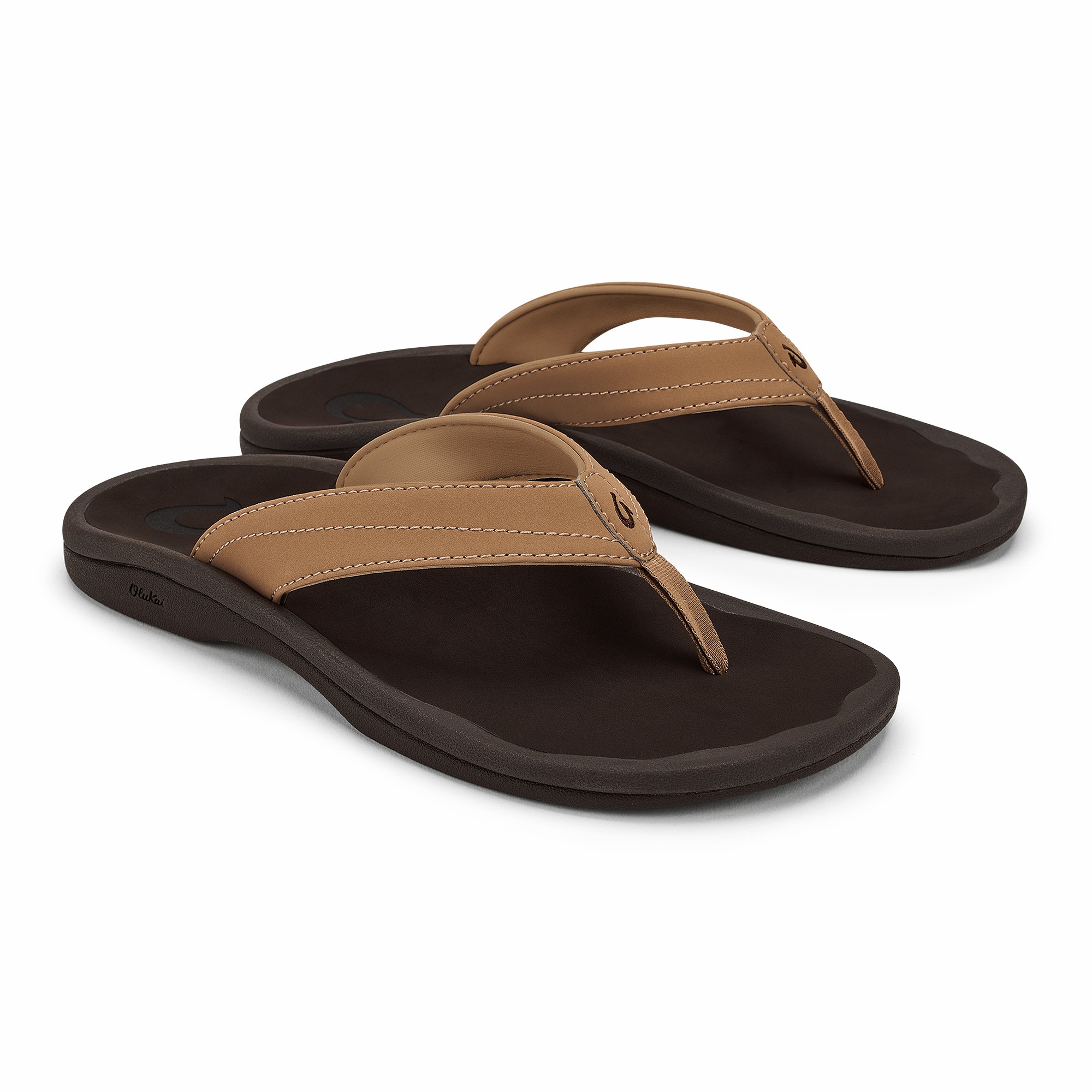 ‘Ohana Women's Beach Sandals - Almond / Dark Java - Image 2
