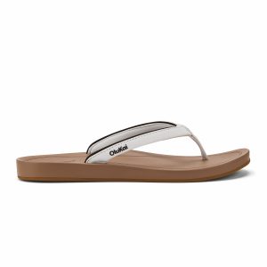 ‘Uiki Everyday Beach Sandals - White Sand / Almond