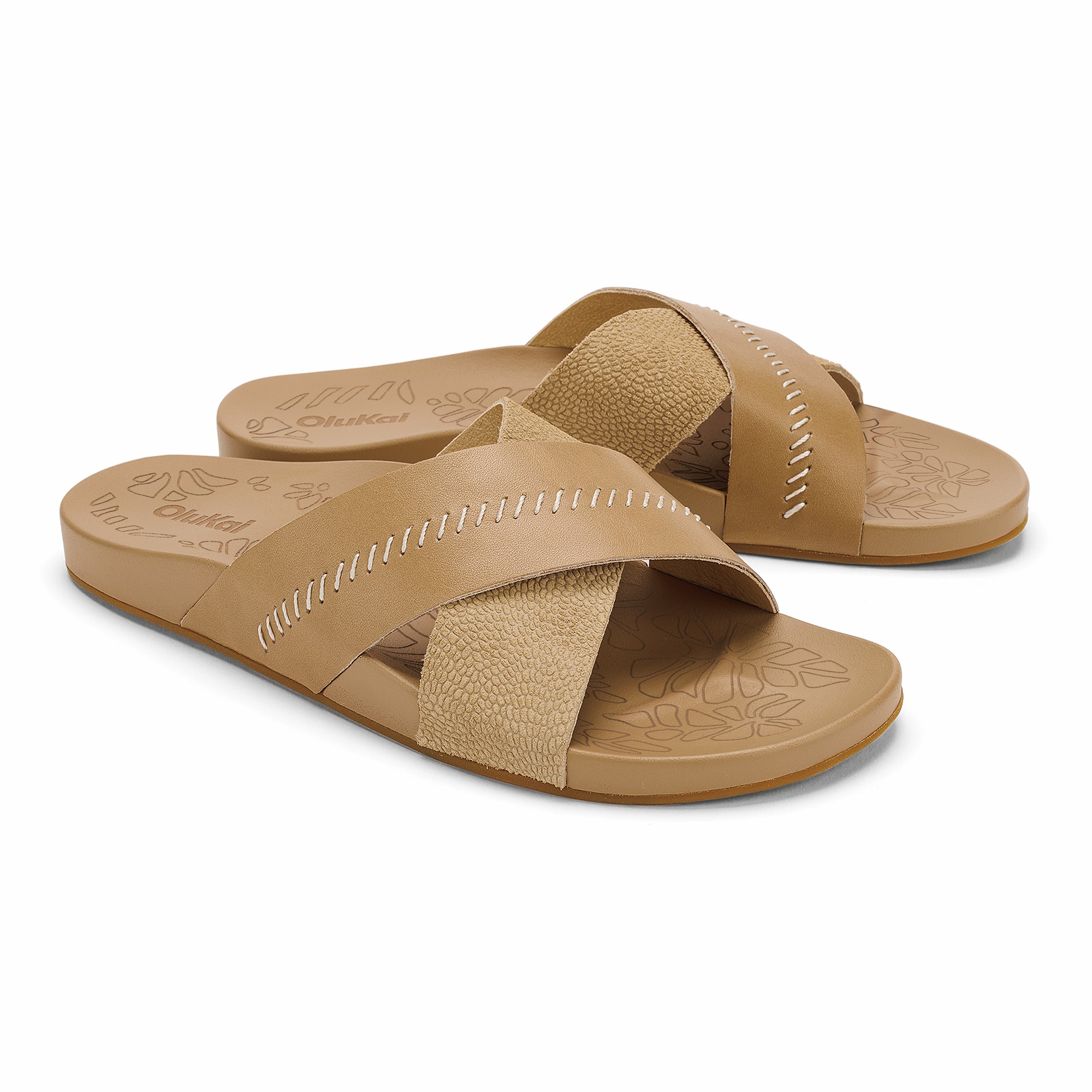 Kipe‘a ‘Olu Women‘s Slide Sandals - Warm Sand - Image 2