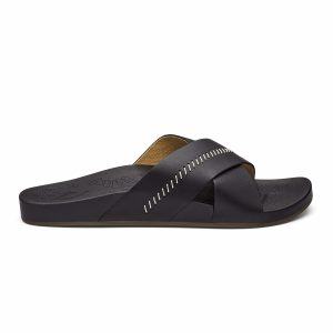 Kipe‘a ‘Olu Women‘s Slide Sandals - Black