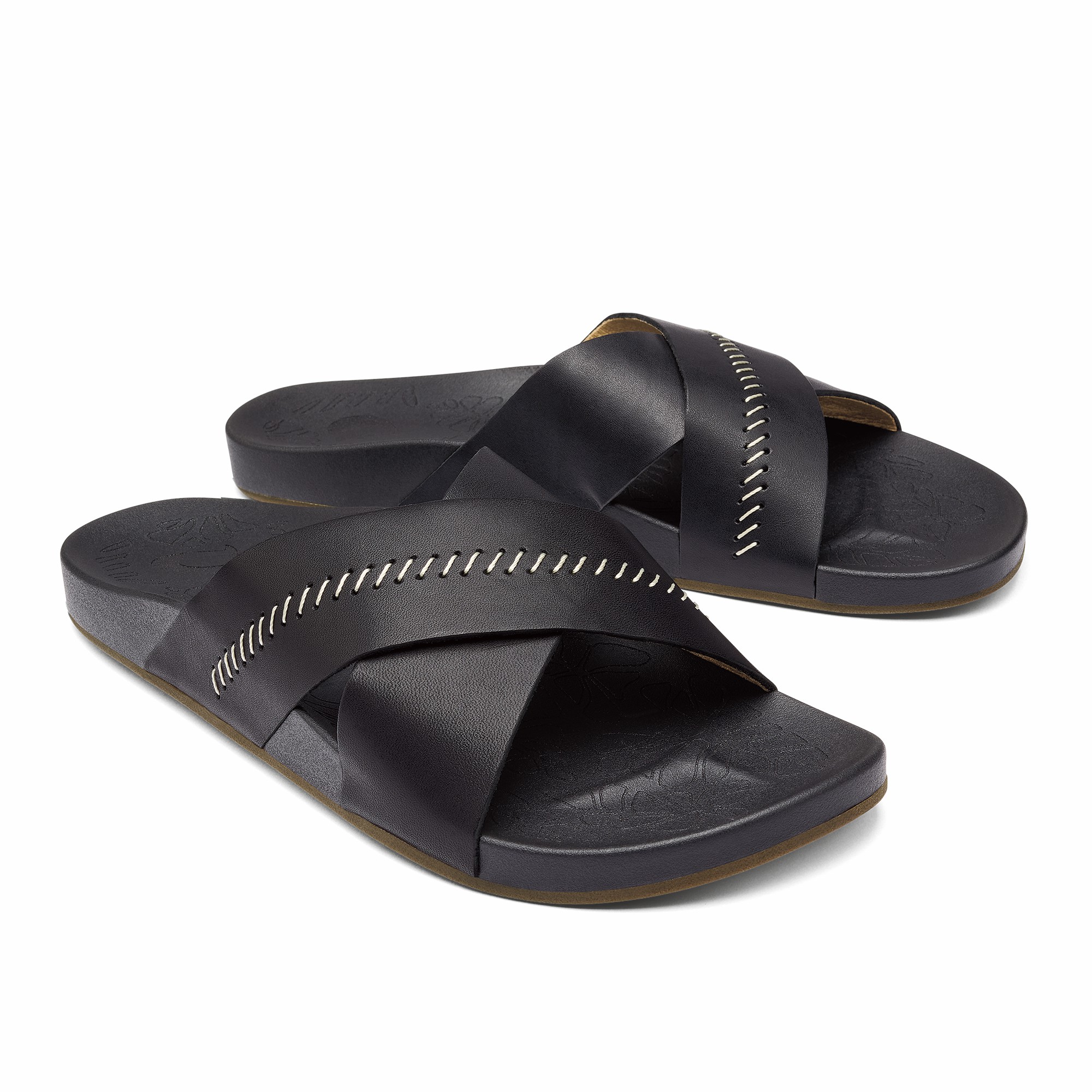 Kipe‘a ‘Olu Women‘s Slide Sandals - Black - Image 3