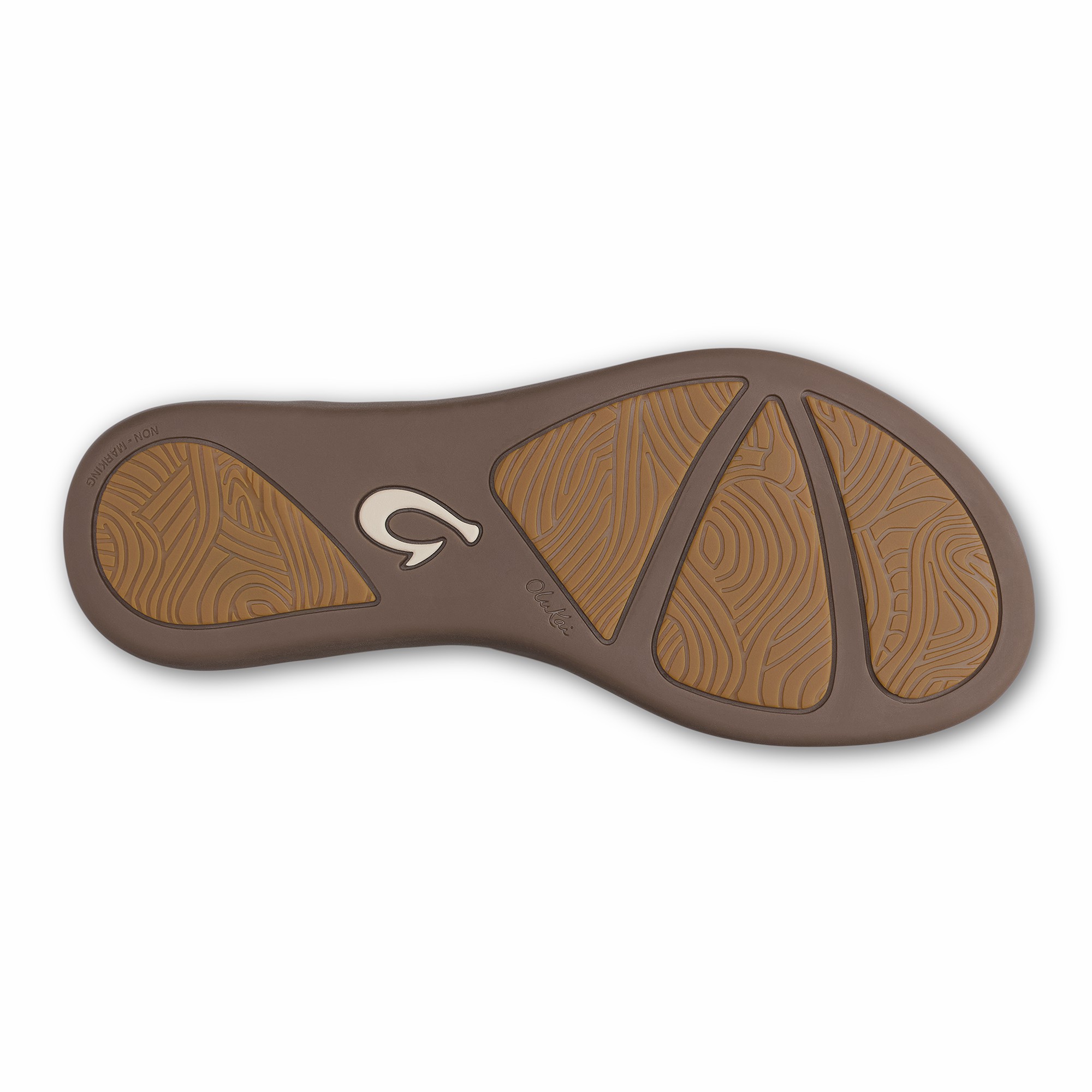 Honu Leather Sandals - Green Olive / Golden Sand - Image 4