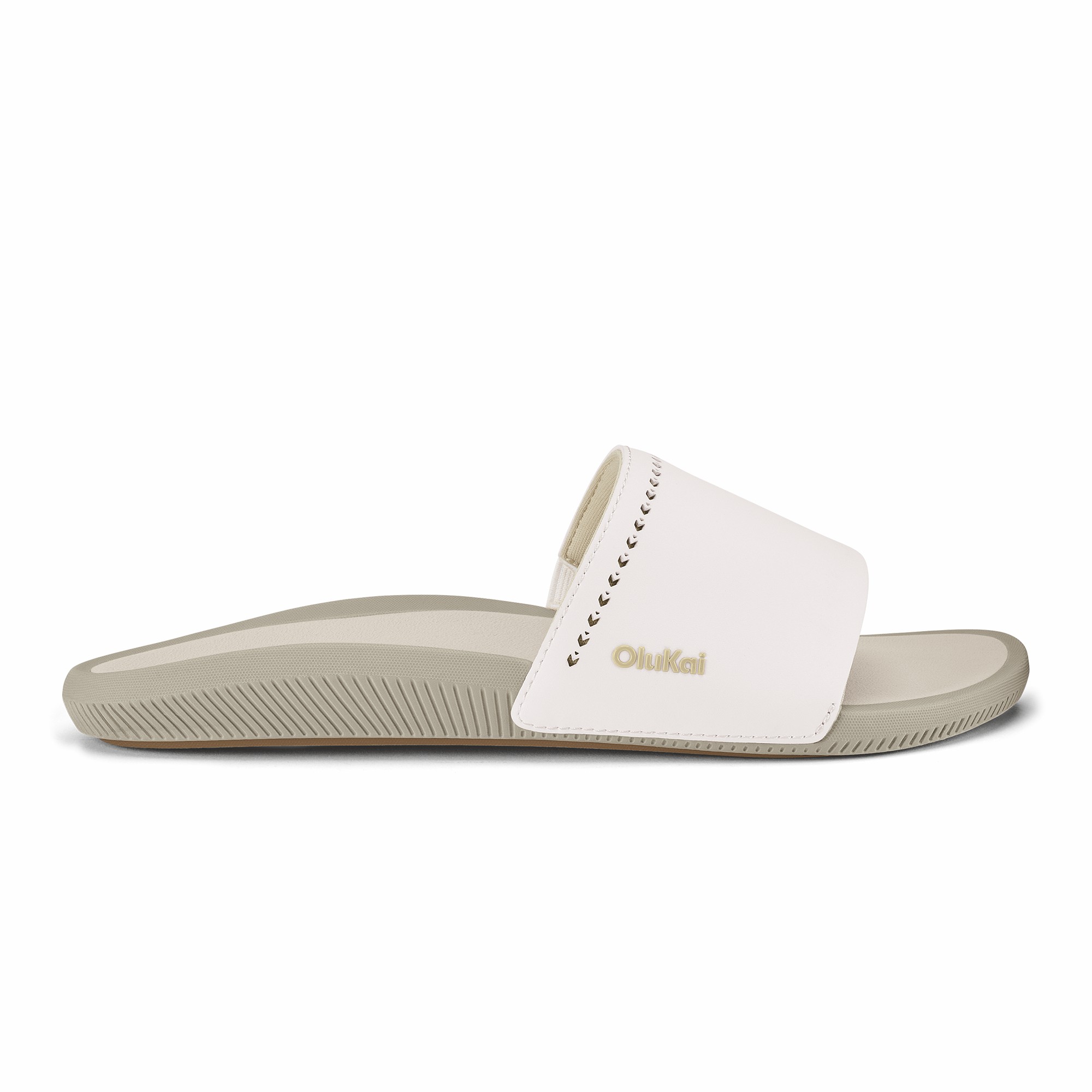 Ulele Slide - Bright White / Tapa
– OluKai