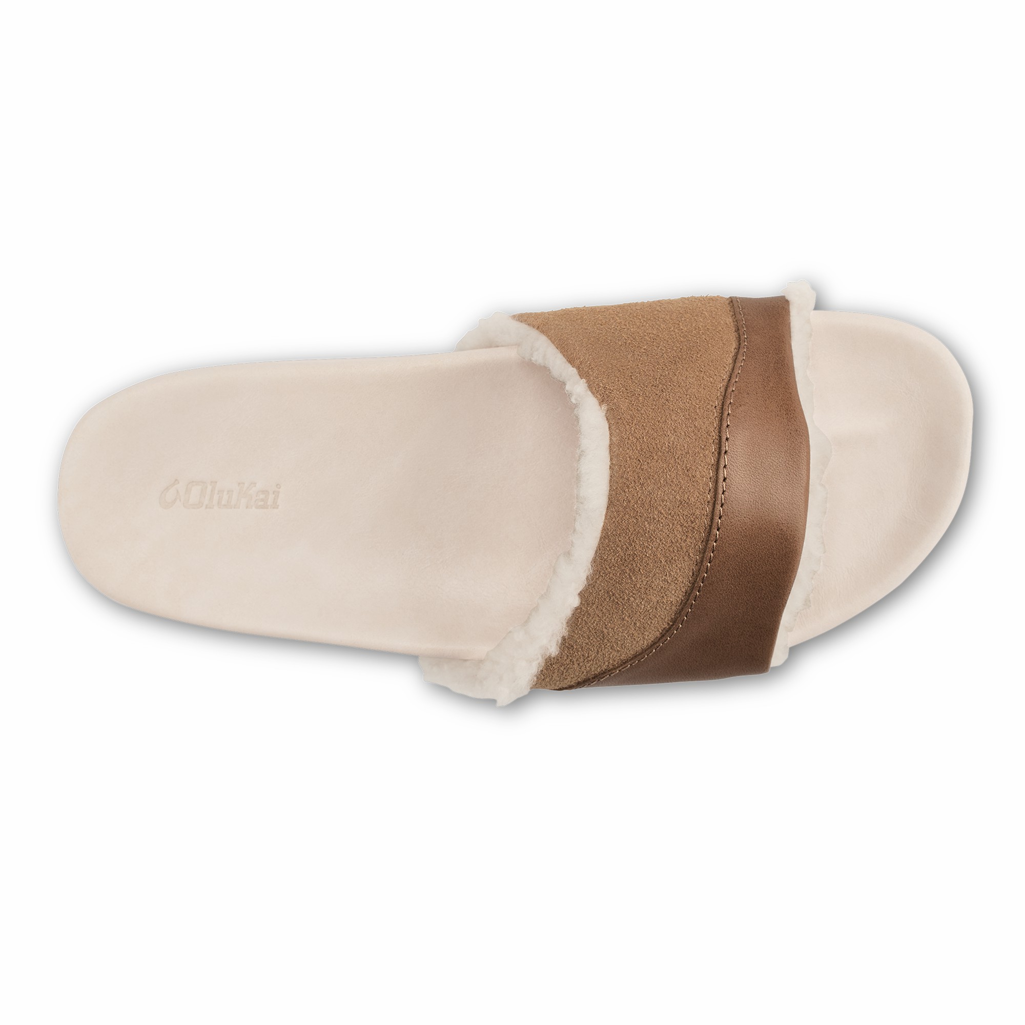 Hō‘ala Slide Slide Slipper Sandals - Tan / Puka - Image 7