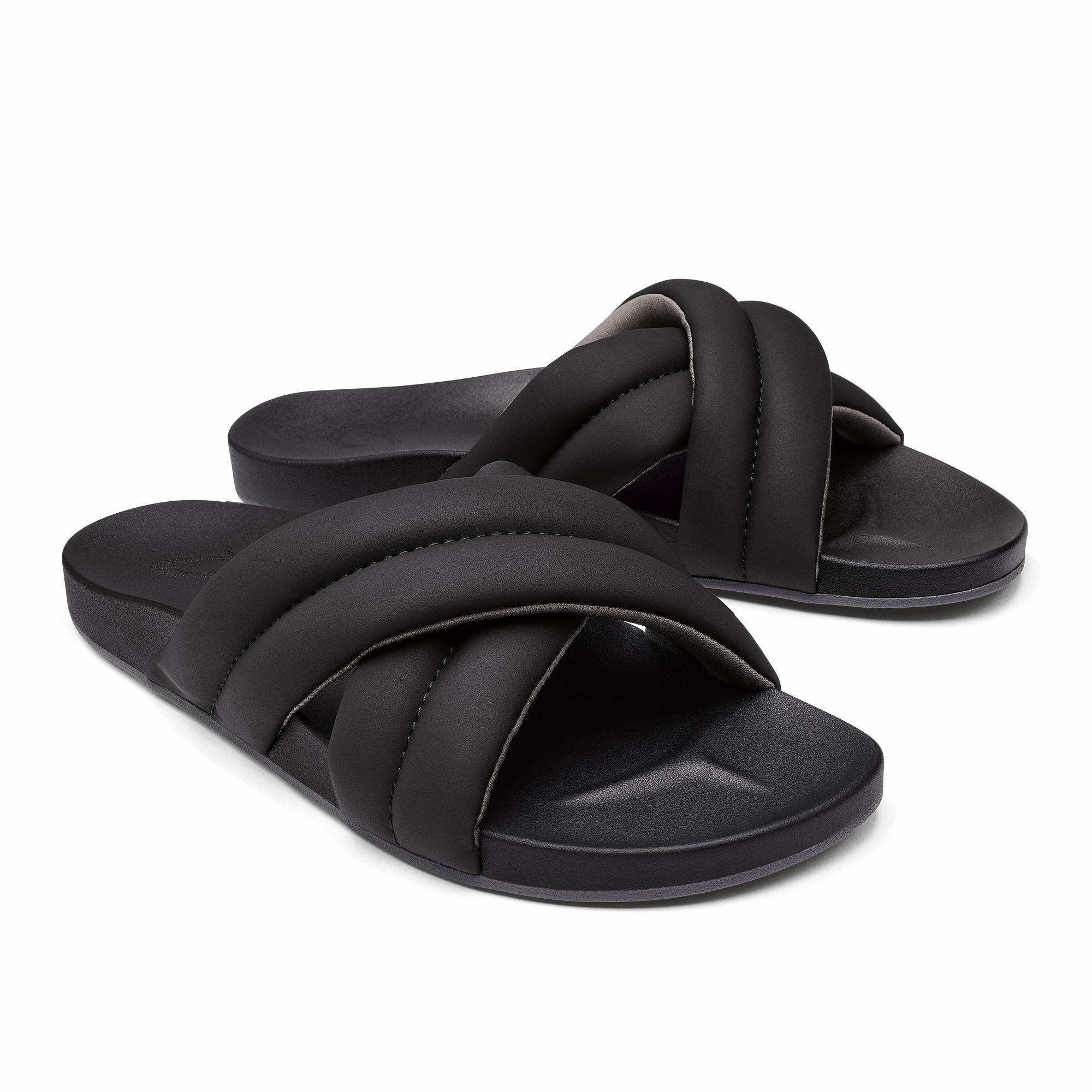 Hila Beach Slide Sandals - Black - Image 4