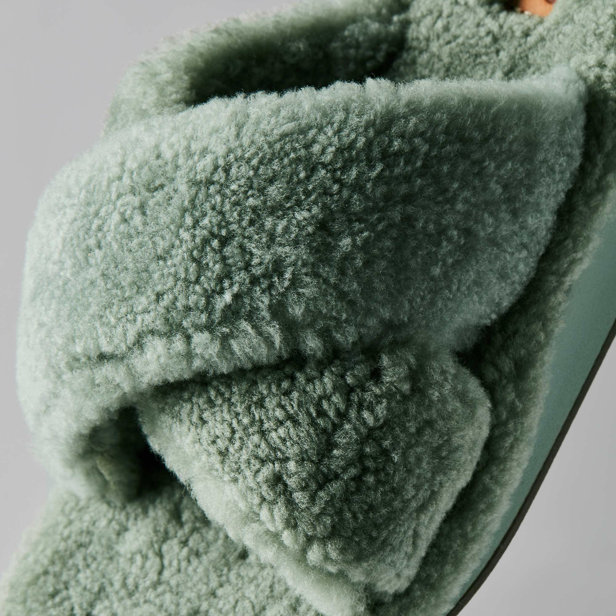 Hila Heu Slide Slipper Sandals - Muted Green - Image 3