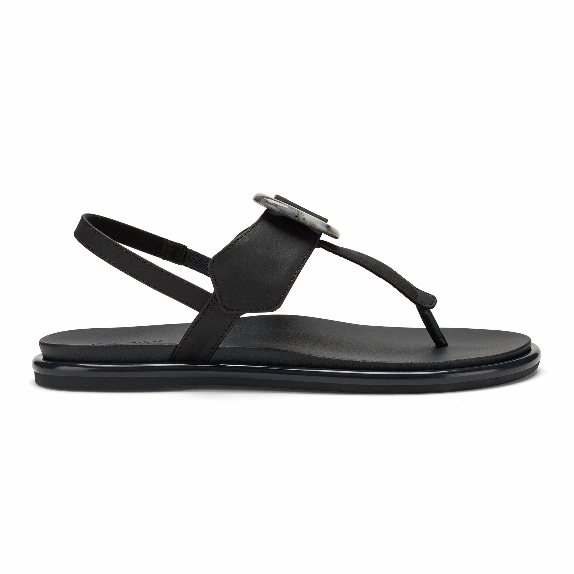 La‘i T-Bar Strappy Sandals - Lava Rock