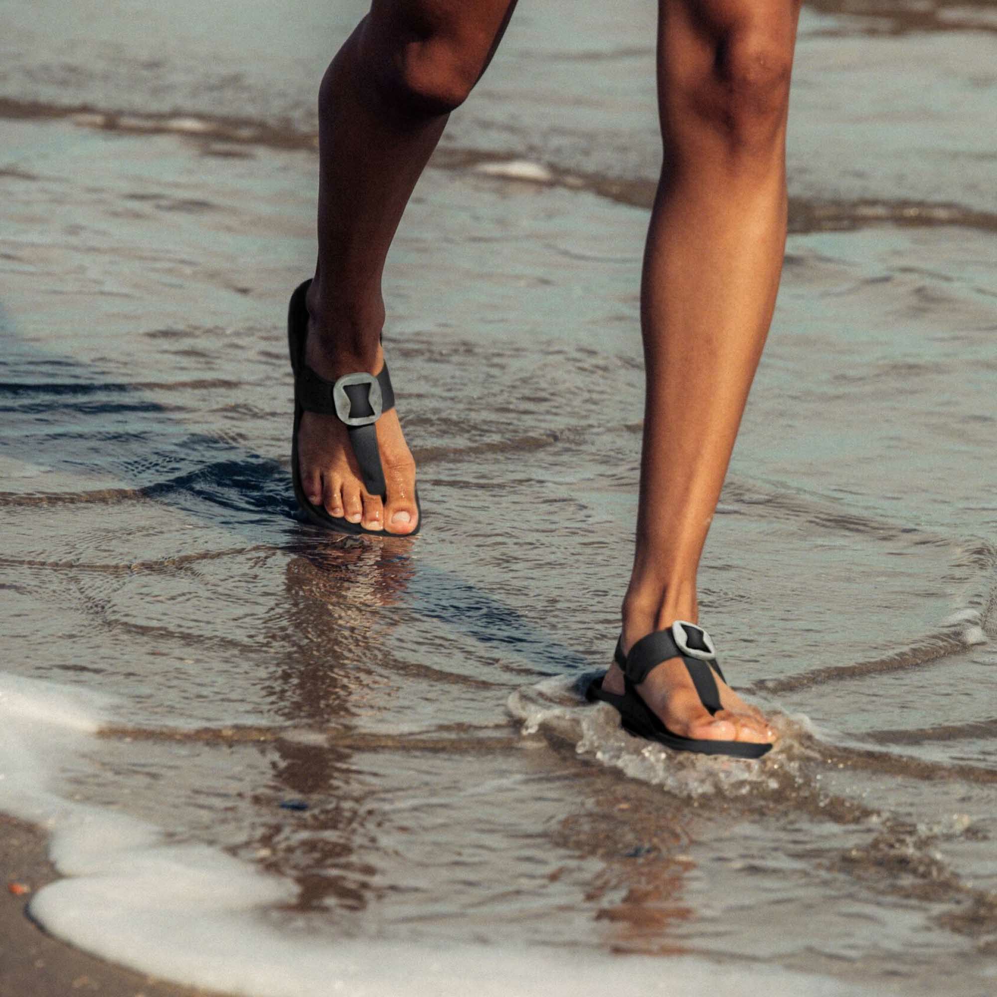 La‘i T-Bar Strappy Sandals - Lava Rock - Image 4