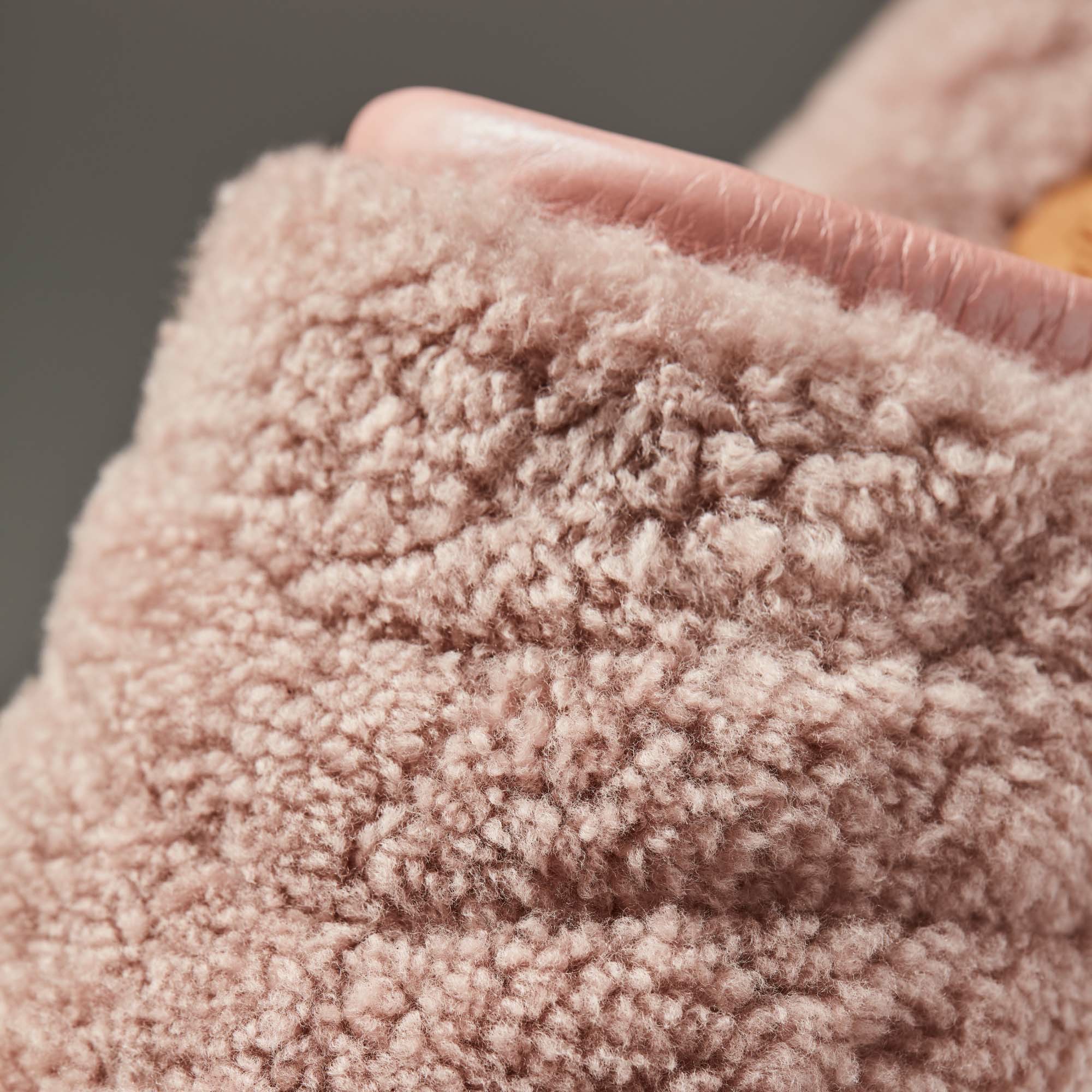 Pūpū Mua Shearling Mule Slipper - Pink Sea Salt - Image 3
