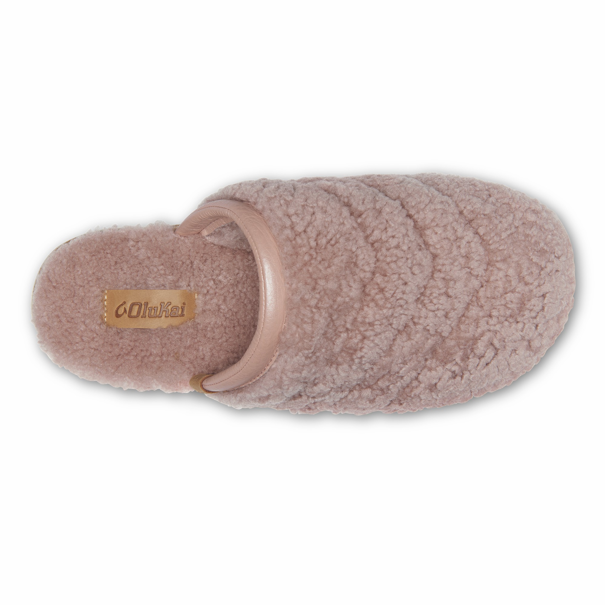 Pūpū Mua Shearling Mule Slipper - Pink Sea Salt - Image 9