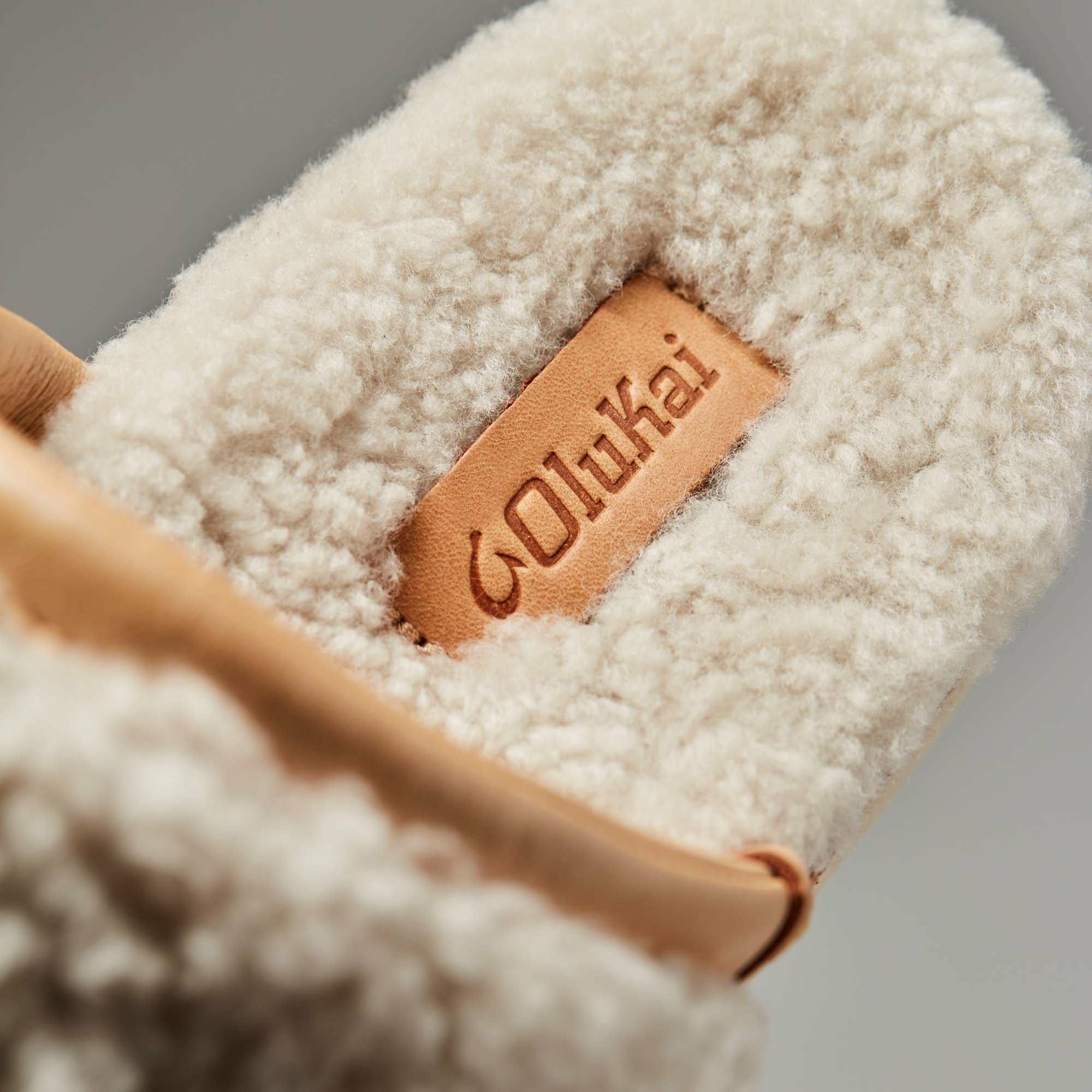Pūpū Mua Shearling Mule Slipper - Tapa - Image 9