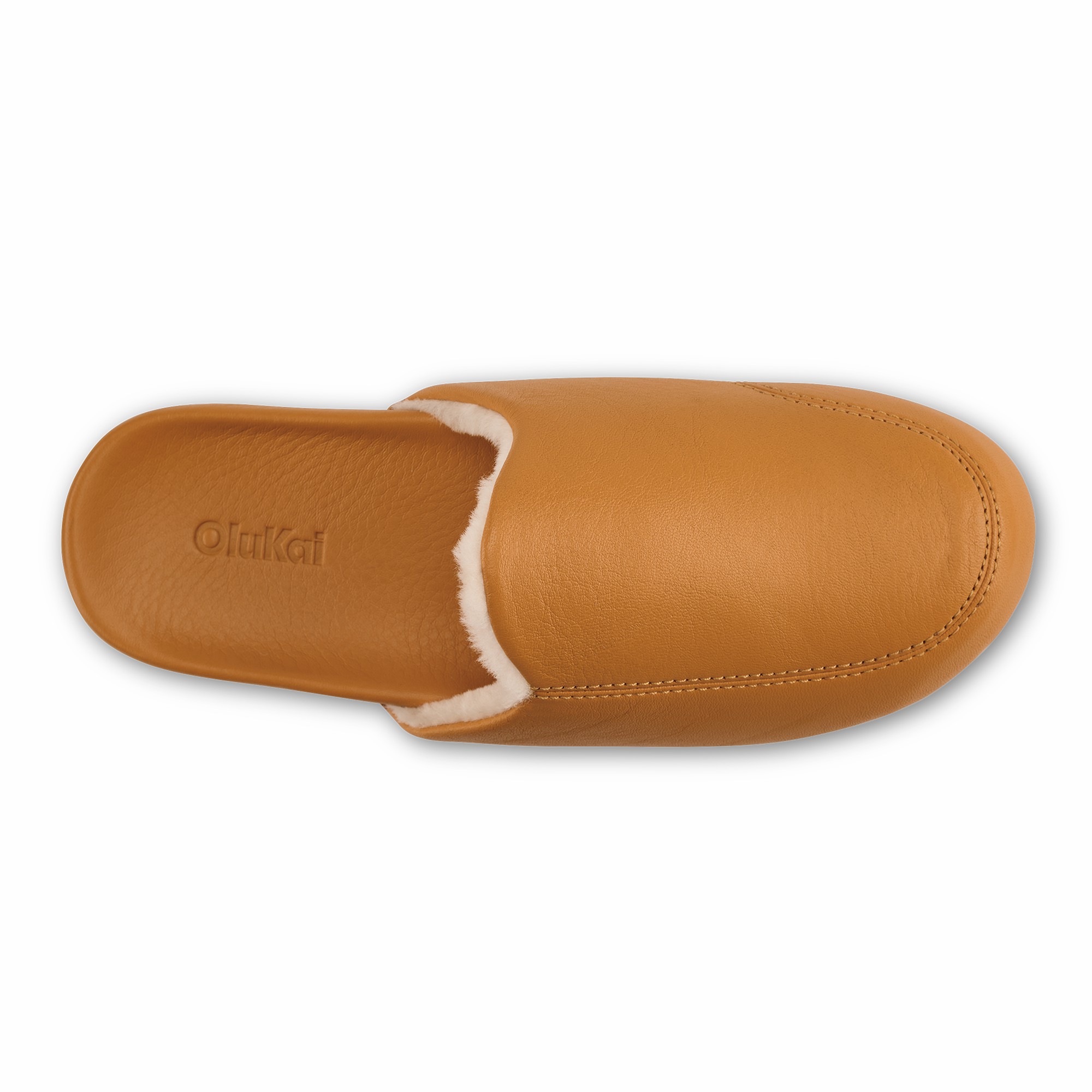 Kōnea Leather Slipper Mules - Saddle - Image 5