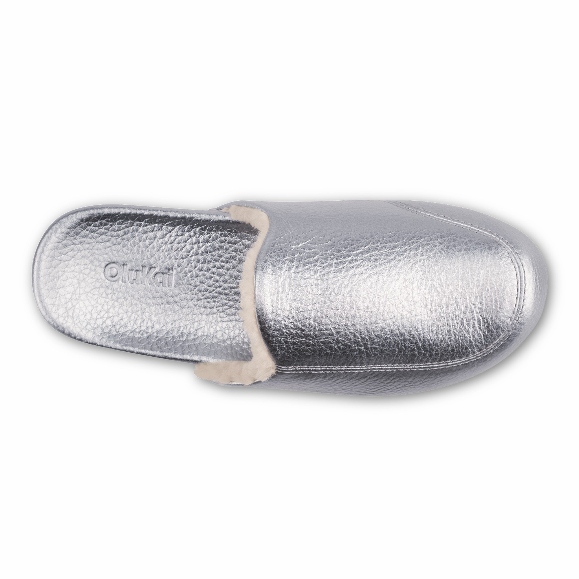 Kōnea Leather Slipper Mules - Silver
– OluKai - Image 4