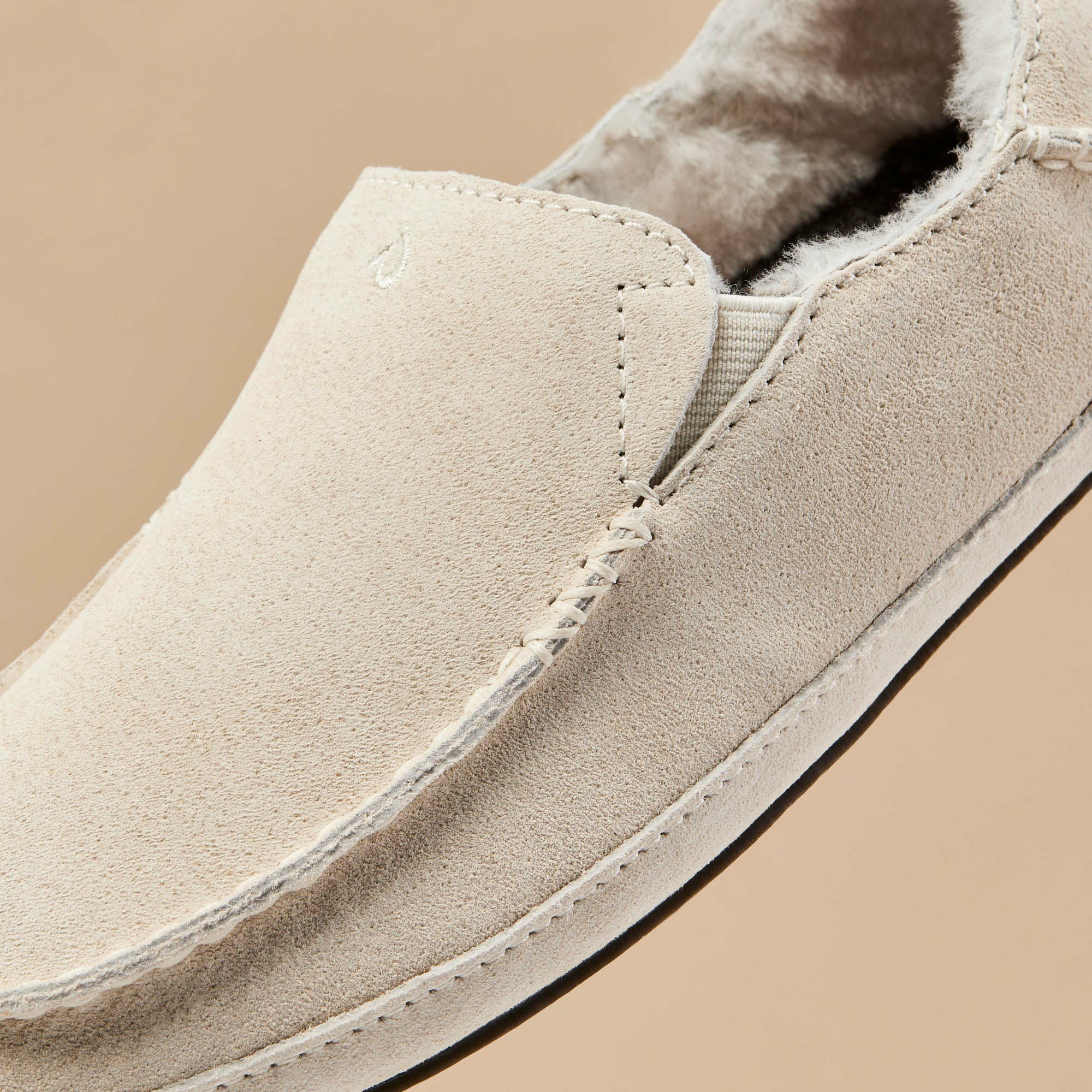 Nohea Women's Leather Slippers - Bone - Image 2