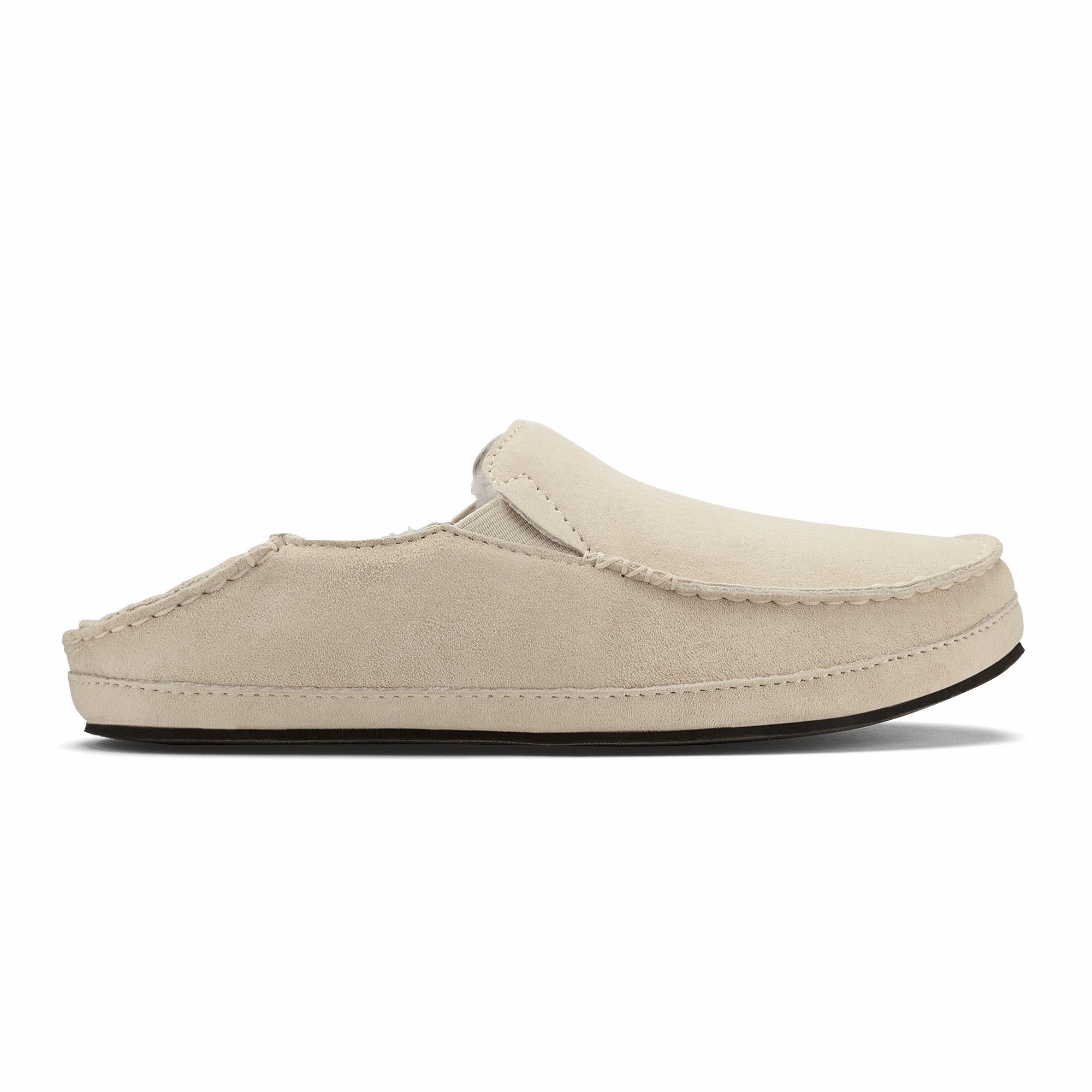 Nohea Women's Leather Slippers - Bone - Image 3