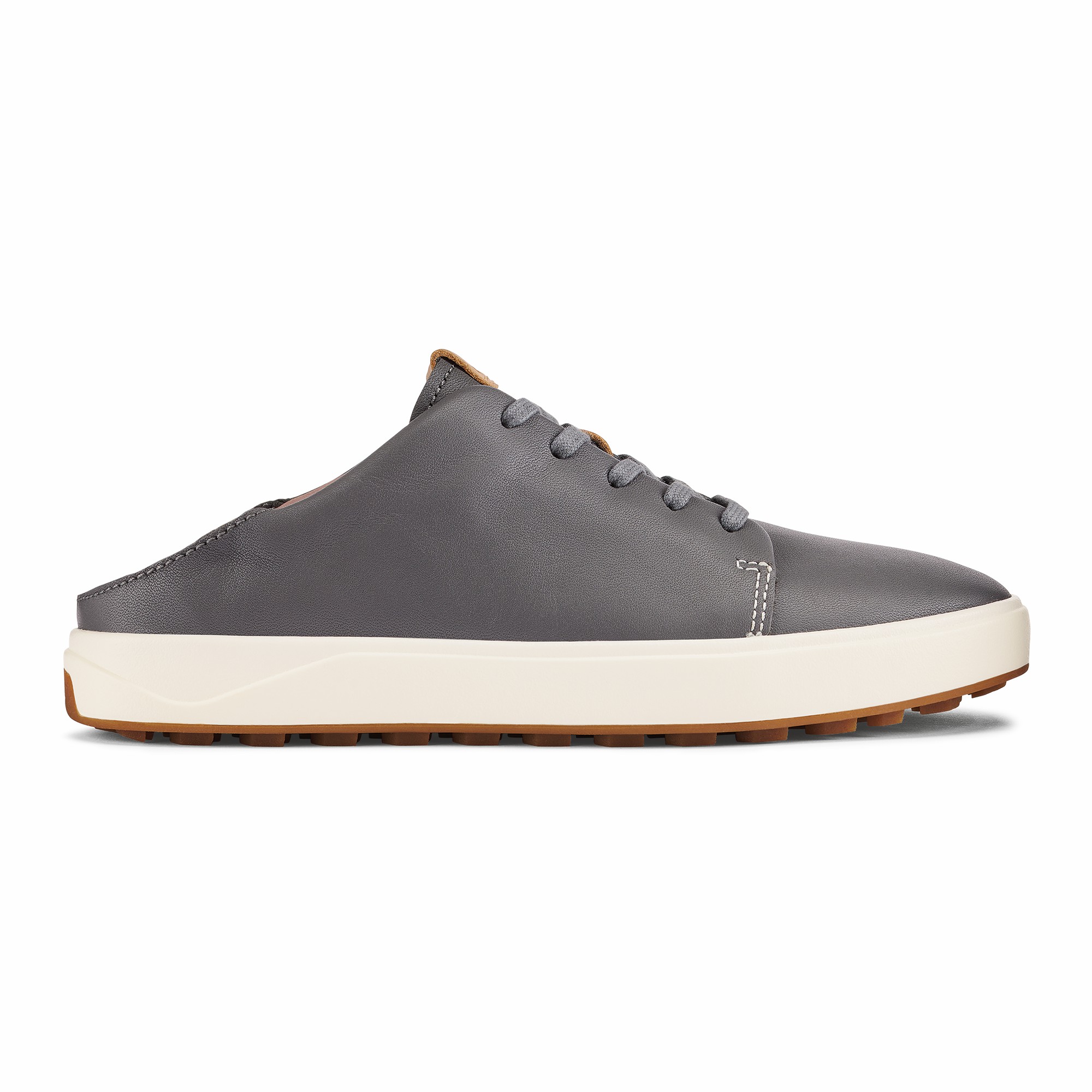 Wailea Waterproof Leather Golf Shoes - Stone - Image 5